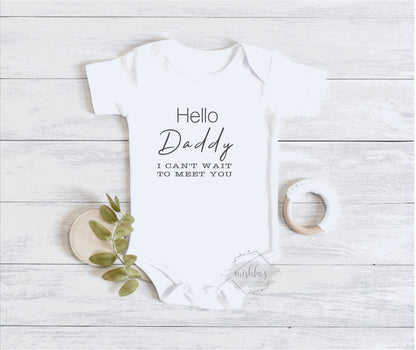 Pregnancy Announcement Bodysuit| Pregnancy announcement to Husband | Pregnancy Announcement Baby Onesies | Personalised Reveal Outfit