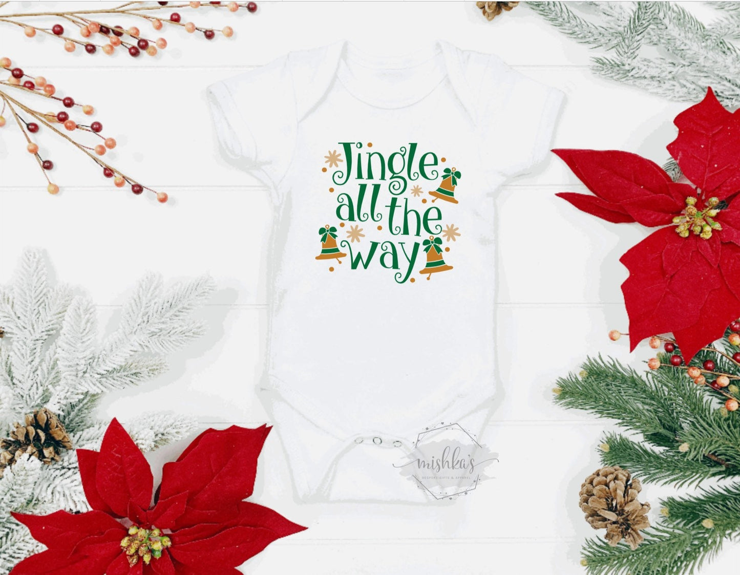 First Christmas Bodysuit | Personalised 1st Christmas Onesie | Christmas Baby Bodysuit | First Christmas Baby Gift | Christmas Tshirt