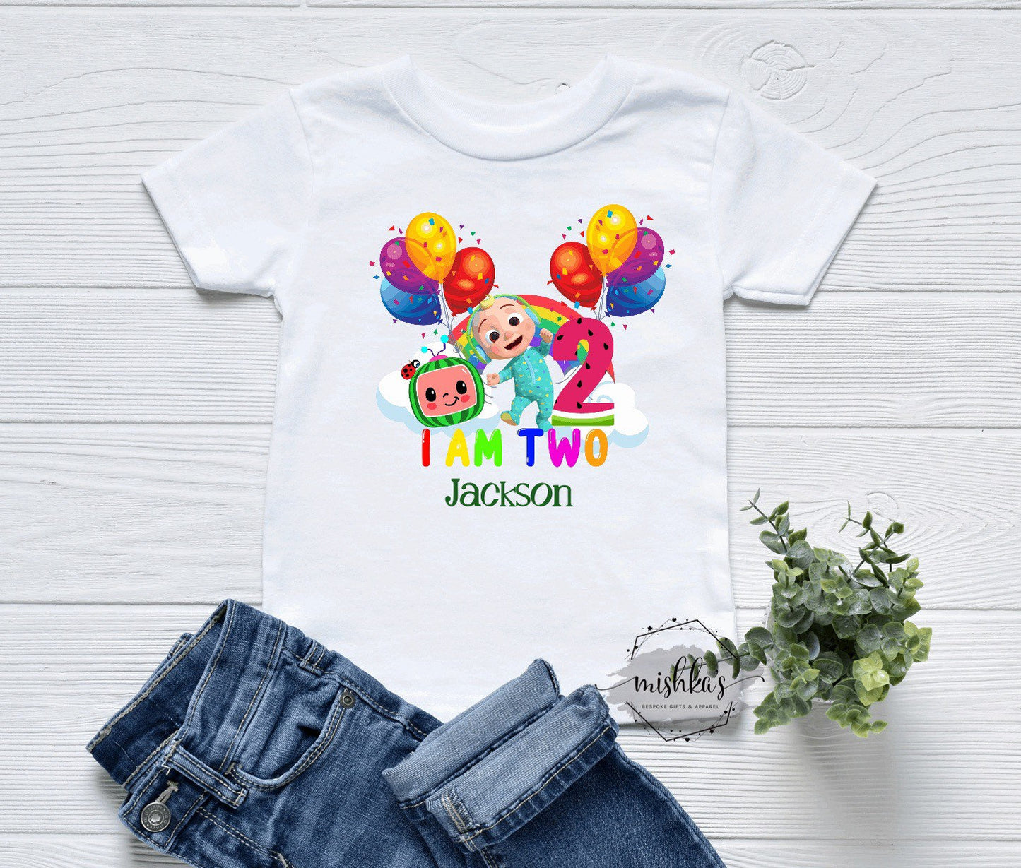 Second Birthday tshirt| Second Birthday Shirt| Cocomelon tshirt | Personalised Birthday Outfit | Cocomelom |two Birthday Tshirt