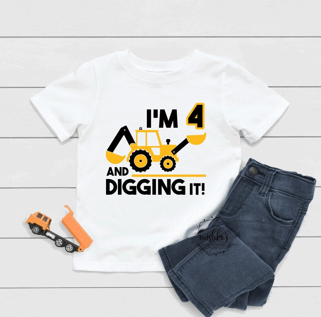 Third Birthday tshirt| Second Birthday Shirt| construction tshirt | Personalised Birthday Outfit | digger Birthday |Wild two Birthday